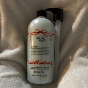 Philosophy Snow Angel Shampoo, Shower Gel & Bubble Bath - White NEW